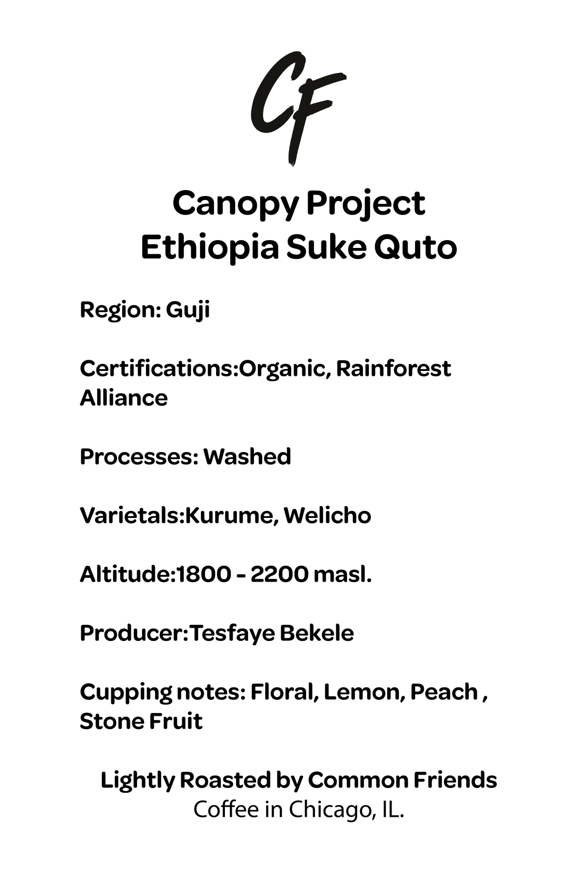 Ethiopia Guji Suke Quto